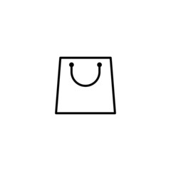 Poster - Shoping bag icon, Shoping bag sign vector