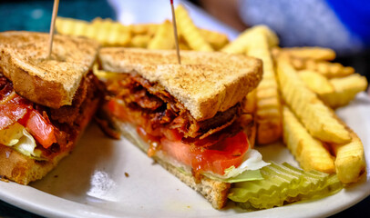 BLT and French Fries