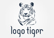 tiger logo vector ( head) 
