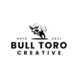 toro matador logo design idea