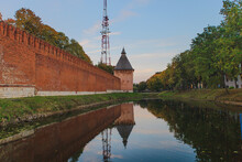 Fortress Wall In Smolensk, Early Autumn