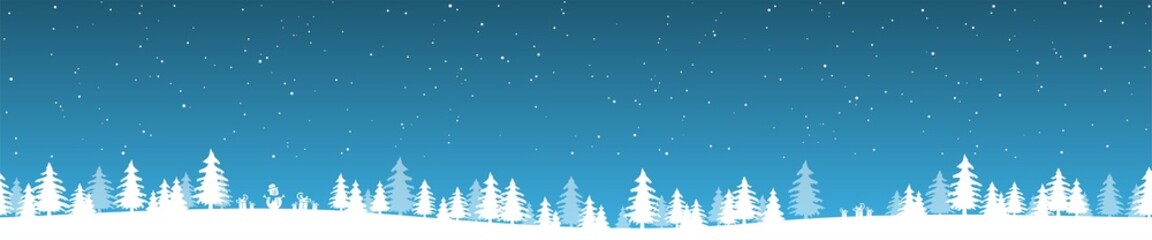 simple christmas background with typical elements