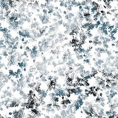 Wall Mural - Seamless navy blue and white abstract grungy seamless surface pattern design for print. High quality illustration. Texture for background or textile or fabric or wallpaper or interior design.