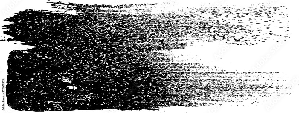 Grunge Paint stripe . Vector brush Stroke . Distressed banner . Black ...