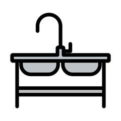 Sticker - Icon Of Double Sink