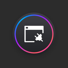 Wall Mural - Plug-in -  UI Icon