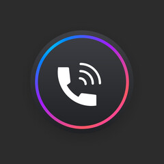 Wall Mural - Phone Speaker -  UI Icon