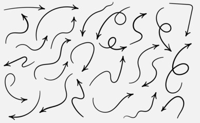 Poster - Arrows, vector design elements