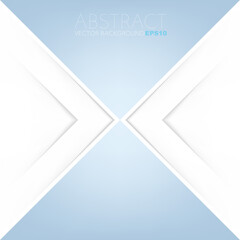Poster - blue background with paper