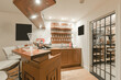 © ADDICTIVE STOCK - Interior of contemporary small home bar against storage