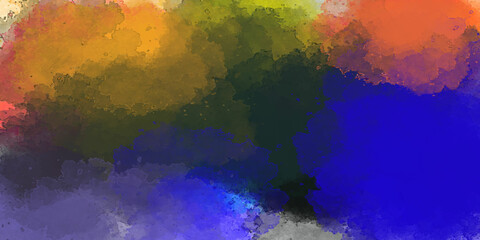 Wall Mural - abstract watercolor background with watercolor paint. Decorative texture painting. Vibrant paint pattern backdrop.