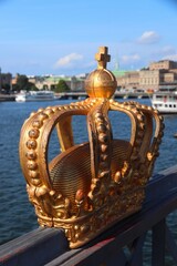 Wall Mural - Stockholm crown bridge in Sweden