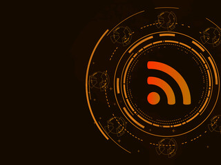 Poster - 2d illustration WiFi symbol sign