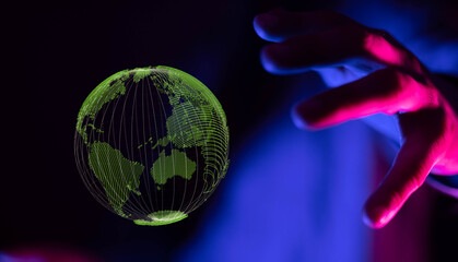 concept day earth save the world save environment