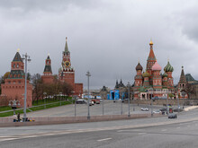 MOSCOW - JULE 27: Moscow Red Square, History Museum On Jule 27, 2019 In Moscow, Russia