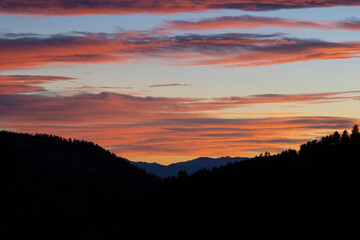 Wall Mural - Sangre Mountain Sunset