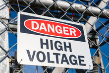 High Voltage Sign.