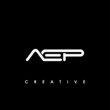 AEP Letter Initial Logo Design Template Vector Illustration