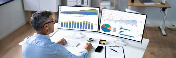 Poster - Financial And Business Marketing Statistics Data
