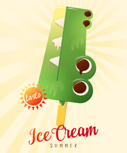 Ice Cream Summer Illustration
