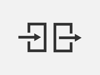 Poster - Close icon vector sign. Cancel symbol web design. Error, denied, avoid or wrong data button.