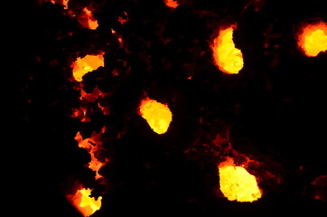 Poster - Combustion of anthracite coal chimney.