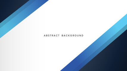 Poster - Abstract blue vector background with white space for text