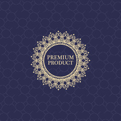 Wall Mural - luxury product seal label