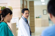 © NVB Stocker - Group of asian doctors team working in hospital. Mixed race professional medical doctor and nurse meeting.