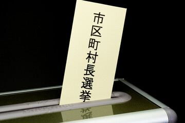 選挙シリーズ(選挙,衆議院,参議院,地方選挙,知事選挙,県議会選挙,市区町村長選挙,市区町村選挙投票,投票箱)