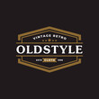© Imnot99 - Classic Vintage Retro Label Badge for Clothing Apparel Old Style Logo Emblem Design Template Element