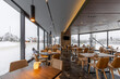 © rilueda - Interior of a modern mountain restaurant