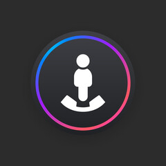 Canvas Print - Phone Operator -  UI Icon