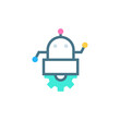 Artificial Intelligence icon in vector. Logotype