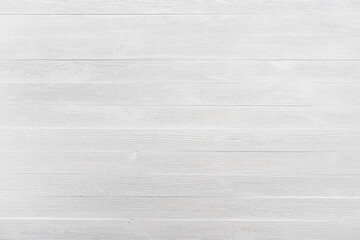 Wall Mural - clean white wood texture background. rustic painted empty wooden table pattern top view flat lay.