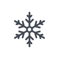 Poster - snowflake and winter line icon. weather and climate vector outline sign.