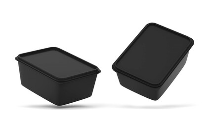 Sticker - Plastix food container mockup