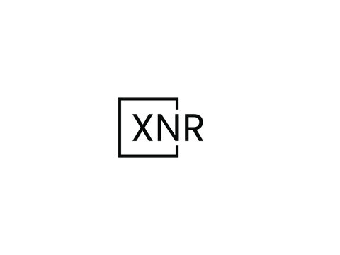 XNR letter initial logo design vector illustration