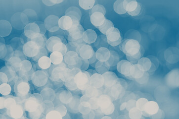 Wall Mural - blurry abstract blue background with bokeh