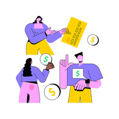 Wall Mural - payment options abstract concept vector illustration. ecommerce website, shopping cart, credit card 