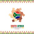 Reconciliation Day of South Africa Vector Illustration 