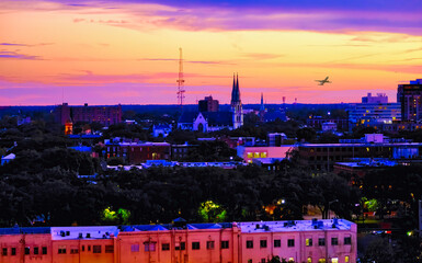 Poster - Predawn Hours Over Savannah