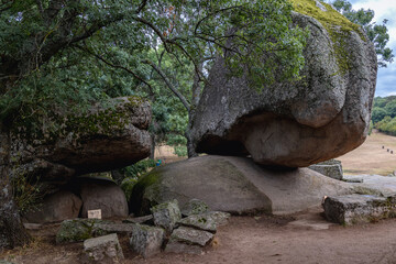 Poster - Boulders in Beglik Tash ancient Thracian remains of rock sanctuary in Bulgaria