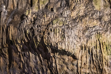 Poster - Formations in Bacho Kiro cave in Bulgarka Nature Park near Dryanovo town, Bulgaria