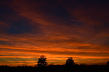 Wall Mural - Dramatic Sunset