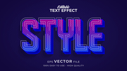 Poster - modern typography premium editable text effect
