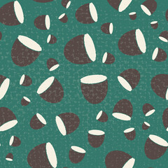 Poster - abstract form with texture vector seamless repeat pattern print background