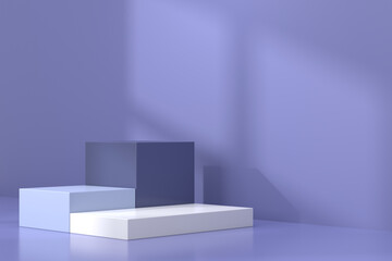 Wall Mural - Display stand design. 3D product display. 3D rendering.