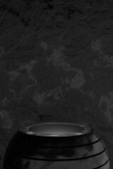Wall Mural - display stand design. 3d product display. 3d rendering.