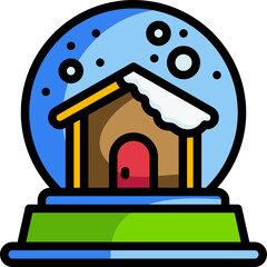 Poster - snow line icon